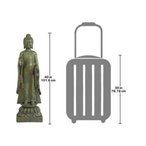 Design Toscano JE142050 12 1/2 Inch Enlightened Buddha Statue