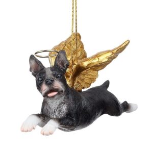 Design Toscano JH170716 4 Inch Angel Boston Terrier Ornament