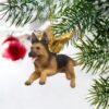 Design Toscano JH170718 4 Inch Honor The Pooch German Shepherd Holiday Dog Angel Ornament