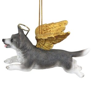 Design Toscano JH170720 4 Inch Angel Siberian Husky Ornament