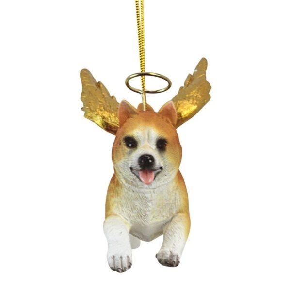 Design Toscano JH170722 3 1/2 Inch Angel Welsh Corgi Ornament