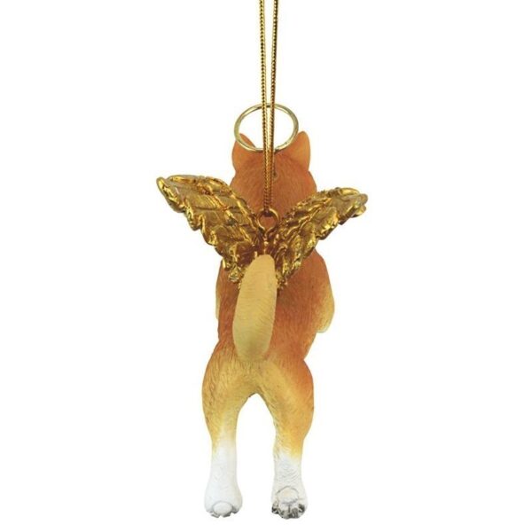 Design Toscano JH170722 3 1/2 Inch Angel Welsh Corgi Ornament