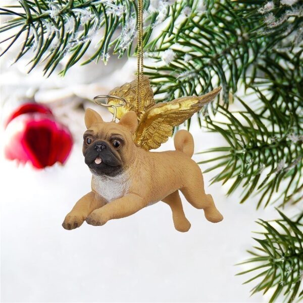 Design Toscano JH170724 4 Inch Angel Pug Ornament