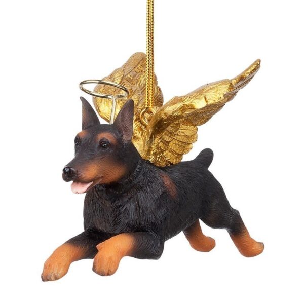 Design Toscano JH170726 4 Inch Angel Doberman Ornament