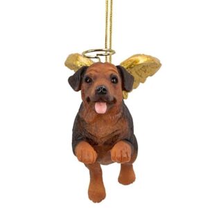 Design Toscano JH170727 4 Inch Angel Rottweiler Ornament