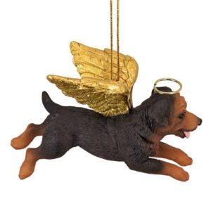 Design Toscano JH170727 4 Inch Angel Rottweiler Ornament