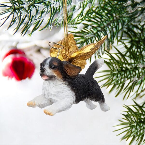 Design Toscano JH170728 4 Inch Honor The Pooch Cavalier Holiday Dog Angel Ornament