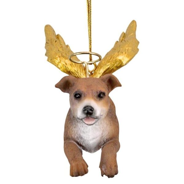 Design Toscano JH170729 4 Inch Angel Pitbull Ornament