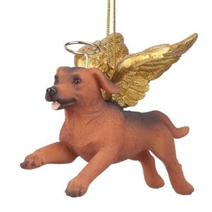 Design Toscano JH170734 4 Inch Angel Dachshund Ornament