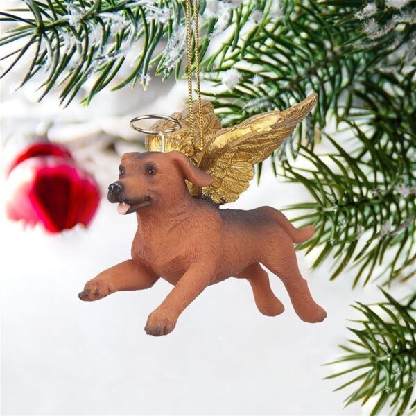 Design Toscano JH170734 4 Inch Angel Dachshund Ornament