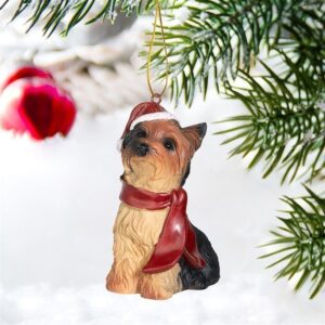 Design Toscano JH576319 3 Inch Yorkie Ornament