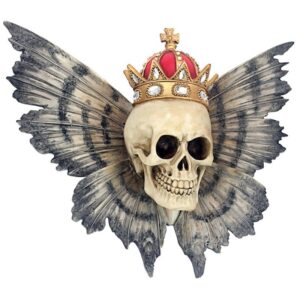 Design Toscano JQ10397 16 Inch Mortality Deaths Scull Wall Sculpture