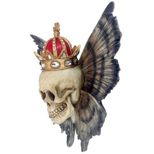 Design Toscano JQ10397 16 Inch Mortality Deaths Scull Wall Sculpture