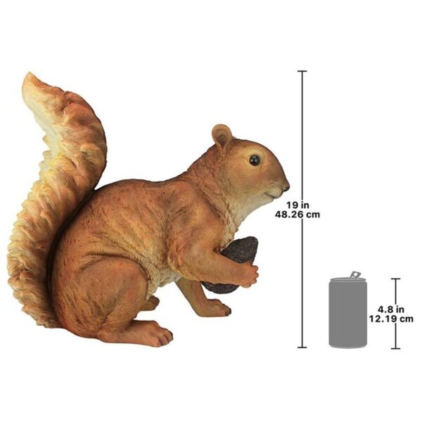 Design Toscano JQ10449 20 Inch Squirrel with Nut