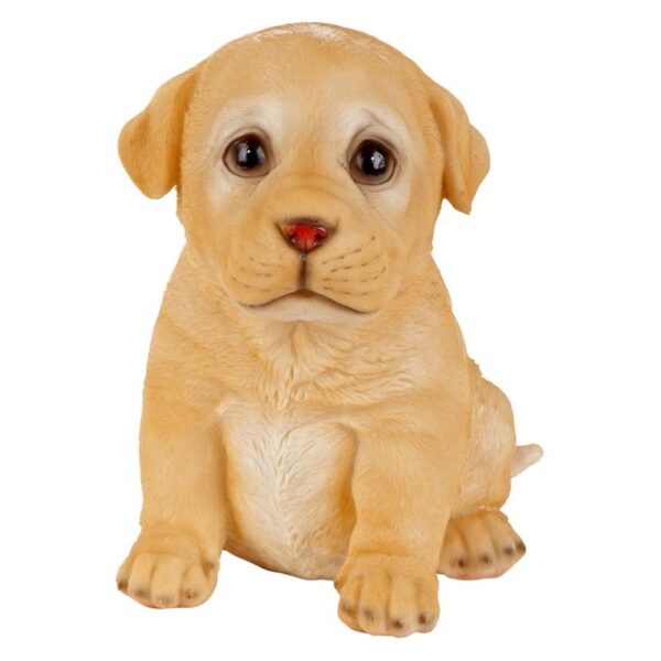 Design Toscano JQ110869 4 Inch Lab Puppy Partner Statue - Yellow