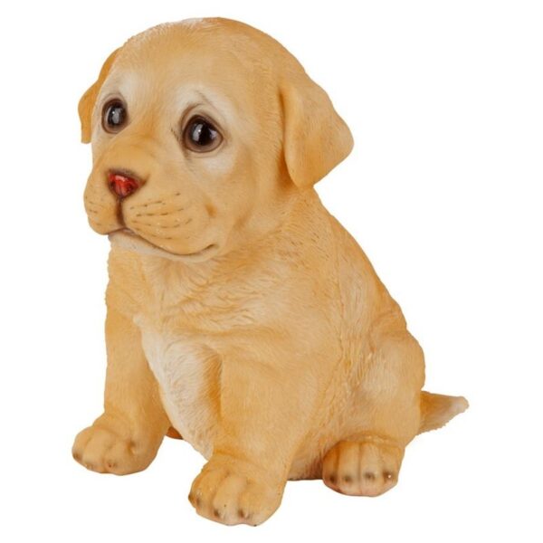 Design Toscano JQ110869 4 Inch Lab Puppy Partner Statue - Yellow