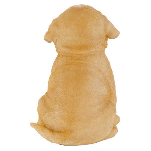 Design Toscano JQ110869 4 Inch Lab Puppy Partner Statue - Yellow