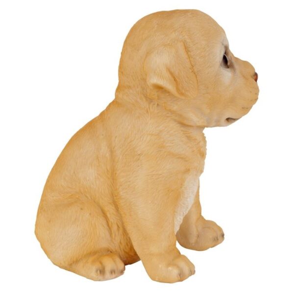 Design Toscano JQ110869 4 Inch Lab Puppy Partner Statue - Yellow