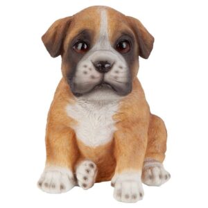 Design Toscano JQ111031 4 1/2 Inch Boxer Puppy Partner Statue