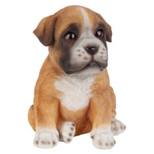 Design Toscano JQ111031 4 1/2 Inch Boxer Puppy Partner Statue