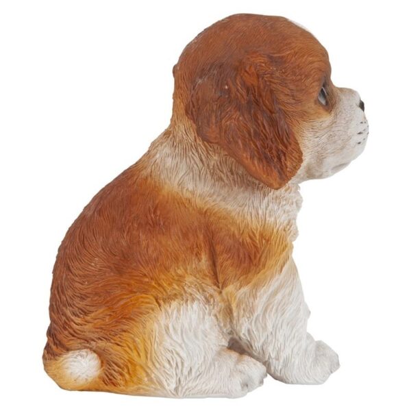 Design Toscano JQ112069 4 1/2 Inch Cavalier Puppy Partner - Red and White