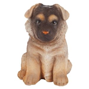 Design Toscano JQ11223 4 1/2 Inch German Shepherd Puppy Partner Statue