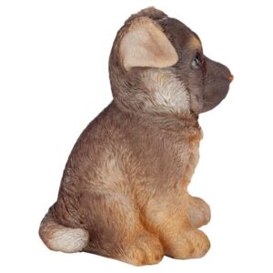 Design Toscano JQ11223 4 1/2 Inch German Shepherd Puppy Partner Statue