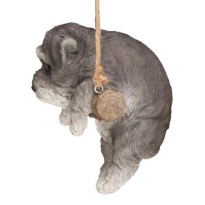 Design Toscano JQ11420 5 1/2 Inch Mini Schnauzer Dog Hanging