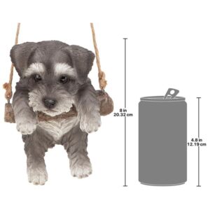 Design Toscano JQ11420 5 1/2 Inch Mini Schnauzer Dog Hanging