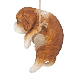 Design Toscano JQ114251 5 1/2 Inch King Charles Cavelier Dog Hanging - Brown