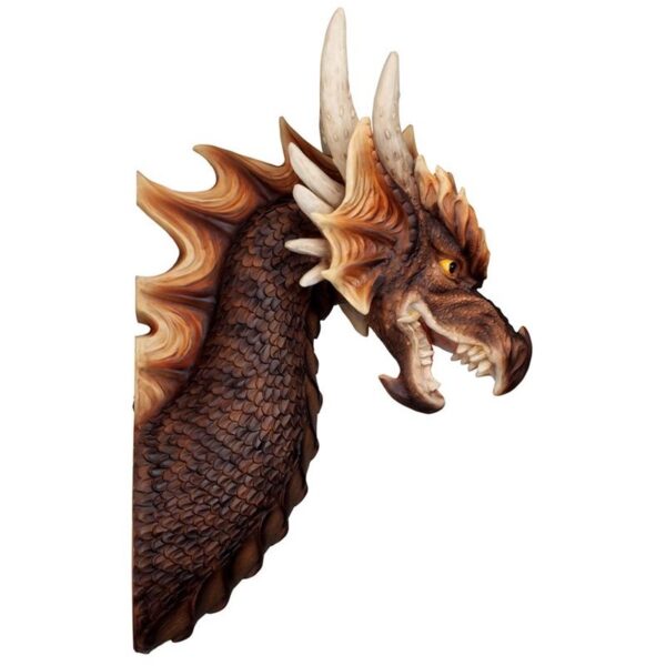 Design Toscano JQ11435 10 1/2 Inch Ruthless Knavesmire Dragon Trophy Head