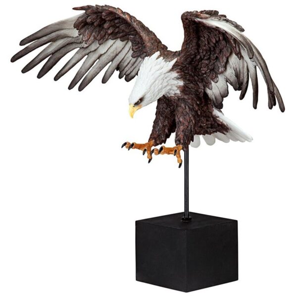 Design Toscano JQ11797 24 Inch Freedoms Flight Bald Eagle Statue