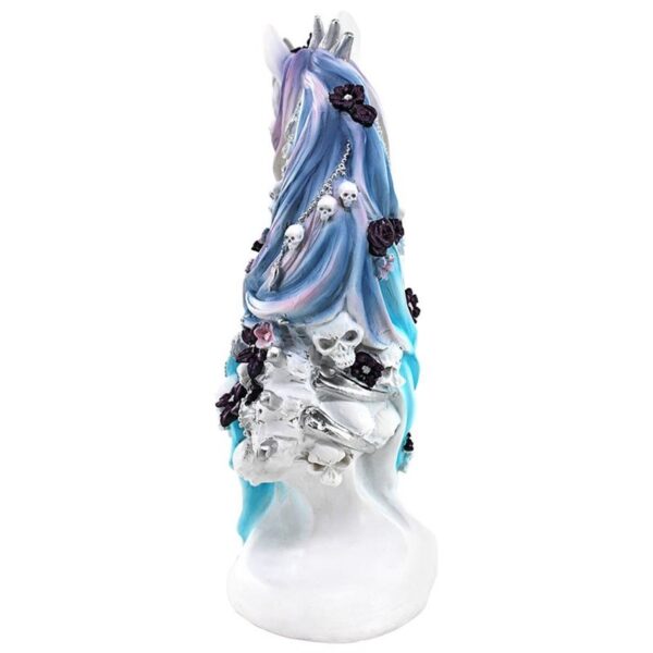 Design Toscano JQ12583 6 1/2 Inch Unicorn Bust with Skulls Statue