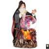 Design Toscano JQ12614 5 1/2 Inch Wizards with LED Crystal Ball Statue