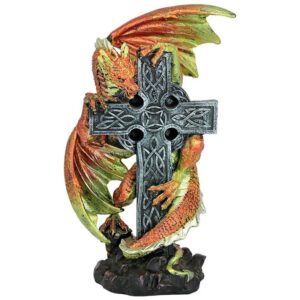 Design Toscano JQ3750 5 Inch Carrickbrack Celtic Dragon Statue