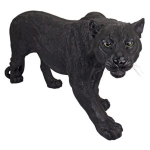 Design Toscano JQ4019 10 1/2 Inch Large Shadowed Predator Panther - Black