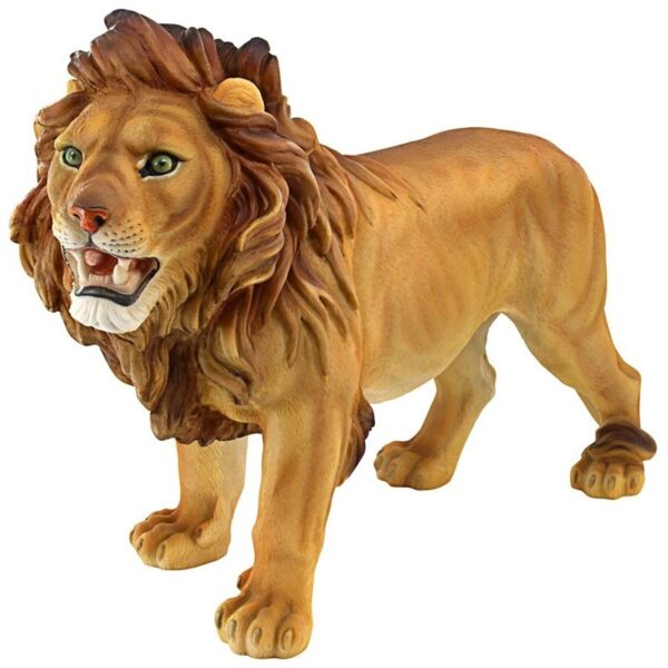 Design Toscano JQ44109 16 1/2 Inch Panthera Lion King of the Savanna Statue