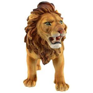 Design Toscano JQ44109 16 1/2 Inch Panthera Lion King of the Savanna Statue