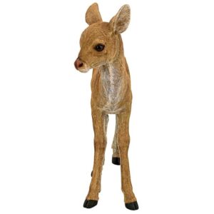 Design Toscano JQ6097 17 1/2 Inch Foraging Fawn Baby Deer Statue