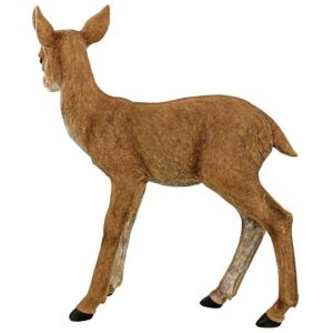 Design Toscano JQ6097 17 1/2 Inch Foraging Fawn Baby Deer Statue