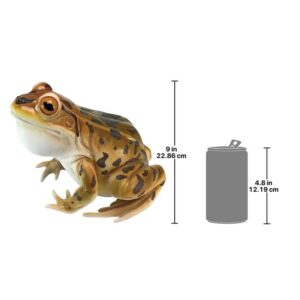 Design Toscano JQ6119 10 1/2 Inch Lester the Leopard Frog Statue