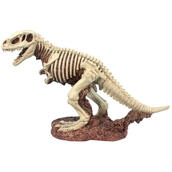 Design Toscano JQ6481 Prehistoric 21 1/2 Inch T-Rex Dinosaur Skeleton Statue