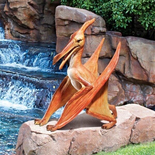 Design Toscano JQ6627 11 1/2 Inch Scaled Pterodactyl Dinosaur Statue