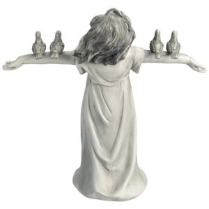 Design Toscano JQ6965 12 Inch Small Basking in Gods Glory Statue