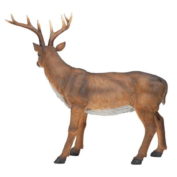 Design Toscano JQ7105 28 Inch Standing Big Rack Buck Deer Statue