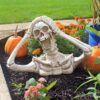 Design Toscano JQ7486 16 Inch Large Shriek the Skeleton Statue