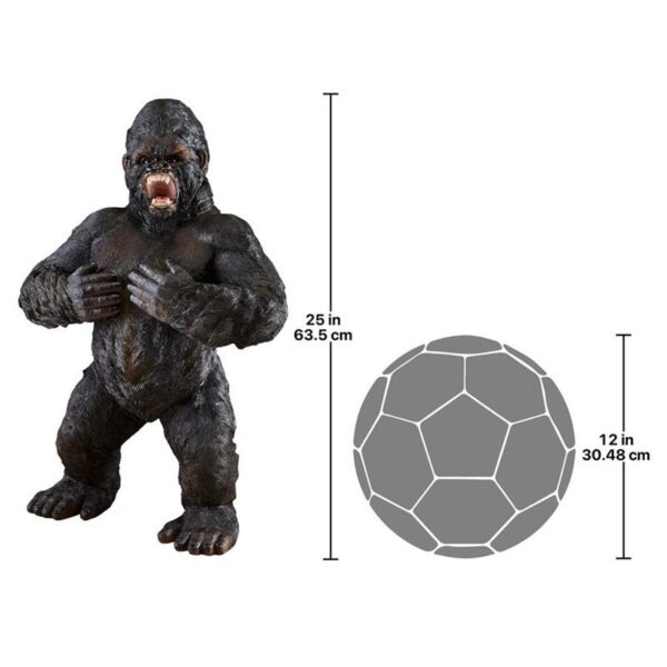 Design Toscano JQ7515 17 Inch Giant Ape Statue