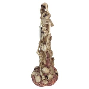 Design Toscano JQ9371 6 Inch Skeleton Crew Mantel Clock