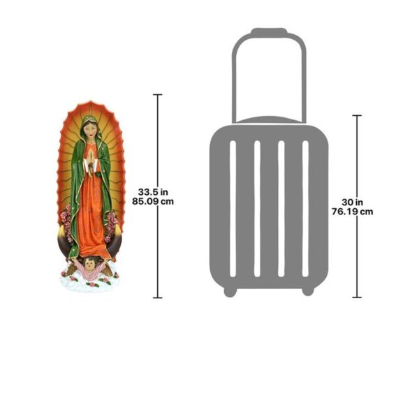 Design Toscano JQ9454 11 1/2 Inch Virgin of Guadalupe Statue, Large