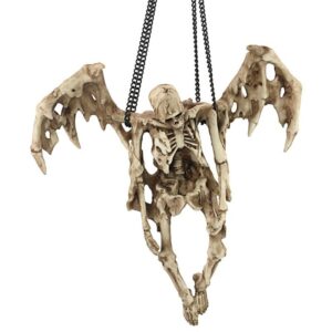 Design Toscano JQ9661 10 Inch Suspending Death Gothic Skeleton Hanging Sculpture